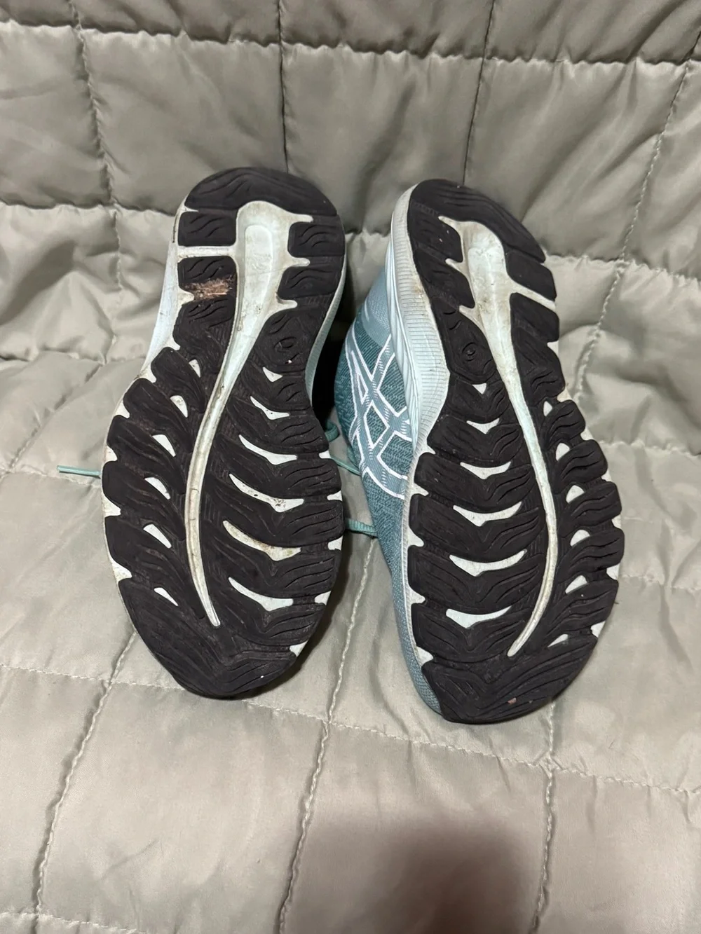 ASICS Women's Mint Teal Lace-Up Running Sneakers